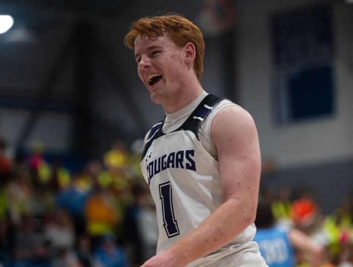 Breese Central vs Breese Mater Dei Illinois boys basketball February 23 2023 Paul Halfacre 15657